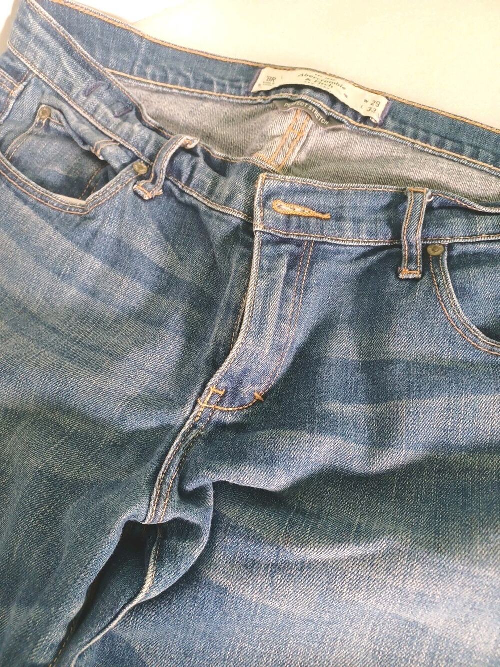 Abercrombie & Fitch Jeans Womens 8RLow Rise Distressed Destroyed Perfect Stretch